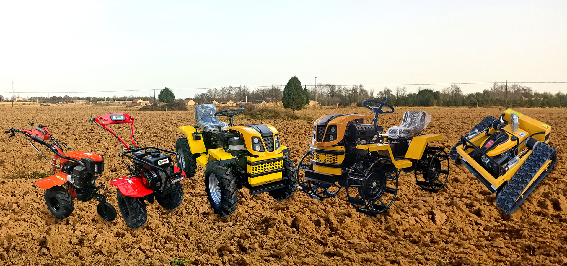 qualidade Mini-trator de gasolina 4x4 fábrica