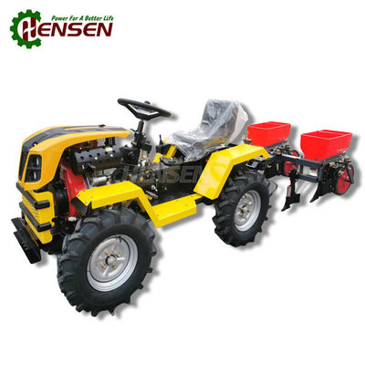 Buy Four Wheel Diesel Engine Mini Tractor With Corn Seeding And Fertilizer Applicator online manufacture