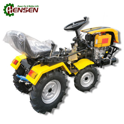 Buy OEM Diesel Engine Mini Tractor 12HP Small Farm Tractors With Seat And Reaper online manufacture