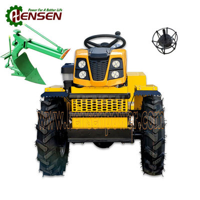 Buy 4WD Reversible Small Ploughing Tractor Gasoline Small Scale Farming Tractors online manufacture