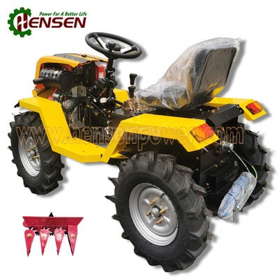 Buy Agricultural Small Diesel Tractor 12 HP Mini Tractor Diesel With Reaper online manufacture