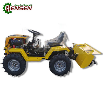 Yellow 4WD Lawn Tractor Multi Purpose