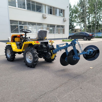12HP To 18HP Farm Small Tractor Four Wheel Drive Mini Tractor With Disc Plow