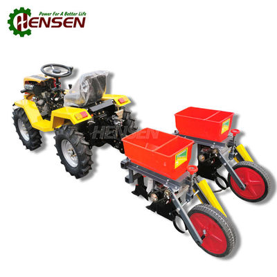 Full Time 4x4 Small Farm Tractors 12 HP 4WD Small Tractor With Corn Seeder