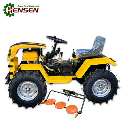 3 Disc Mower Mini Tractor 12-18HP Mini 4x4 Tractor With Driver Seat
