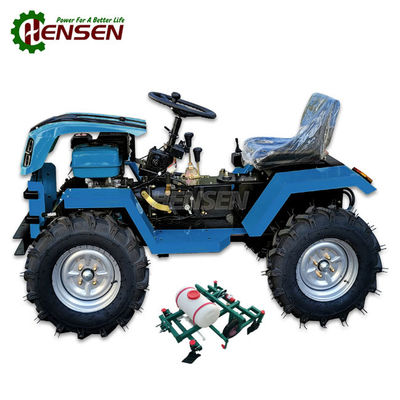 4WD Gasoline Multi Purpose Small Tractor With Mulching Machine