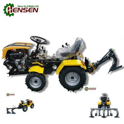 12HP-18HP Four Wheel Drive Lawn Tractor Multipurpose Tractor With Various Plows