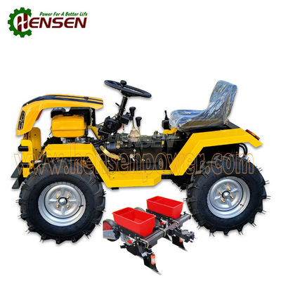 4x4 Gasoline Tractor 18 HP Multi Purpose Mini Tractor With Corn Seeder