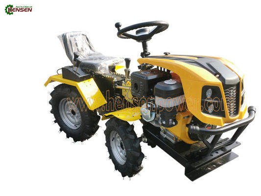 Synchronized 4x4 Gasoline Tractor Mini Tractor With Driver Seat And 3 Disc Mower